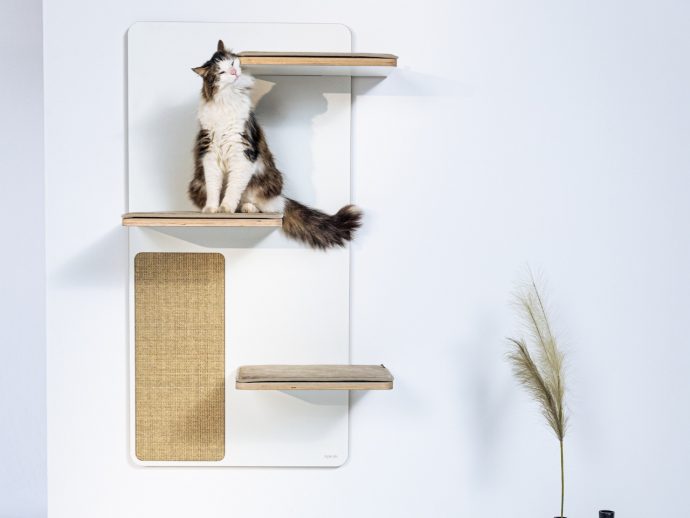 A $500 Cat Scratcher That Looks Like a Floating Shelf