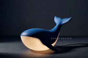 A Whale Lamp That Transforms Ocean Vastness into a Gentle Bedside Glow