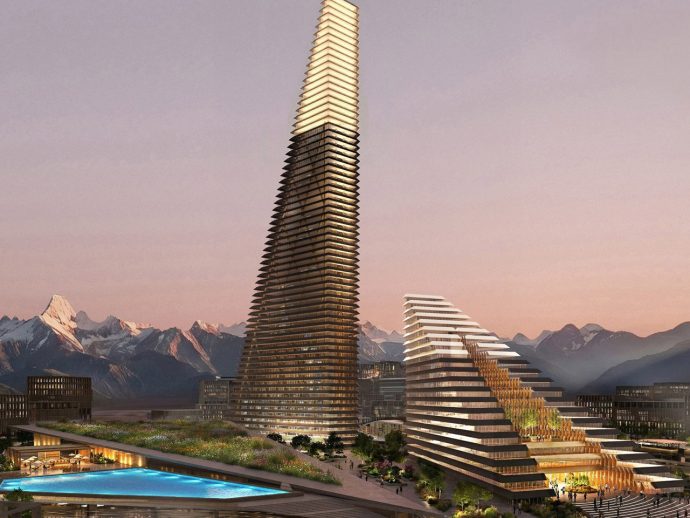 SOM’s New Kazakhstan Towers Look Like a Sci-Fi Set. They’re Not.