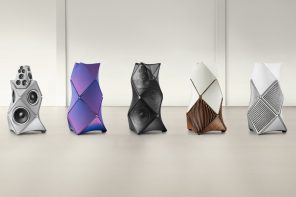 Bang & Olufsen Clads Its Flagship Speaker in 1,800 Aluminum Pearls and Rosewood Slats For 100th Anniversary