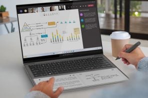 Compal turns a laptop palm rest into an always-on E Ink notepad