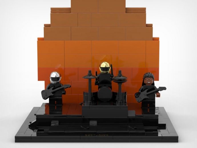 Daft Punk’s Get Lucky Gets a 298-Piece LEGO Tribute With That Iconic Gradient Sun