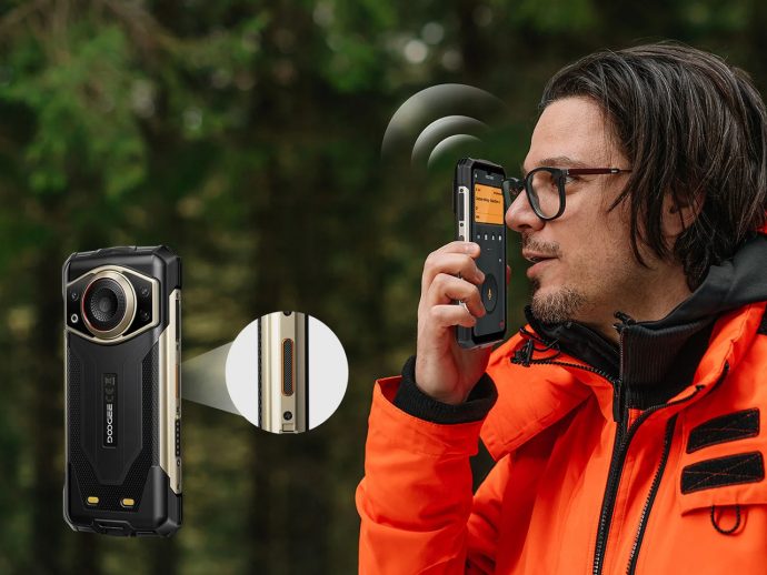 DOOGEE Fire 7 Ultra rugged smartphone doubles as a push-to-talk radio for instant team communication