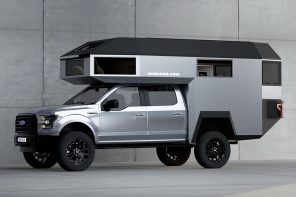 This Brutalist Overland Trailer Turns Your RAM TRX Into Something That Belongs on a Military Base
