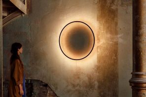 Eclipse Wall Lamp Casts a Shadow That Appears to Have No Source