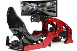 Formula Pro simulator with ultra-realistic controls emulates F1 racing fun in your living room