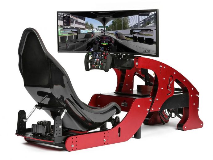 Formula Pro simulator with ultra-realistic controls emulates F1 racing fun in your living room
