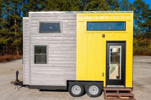 At $39K, This 16-Foot Tiny Home Has No Business Fitting a Full Kitchen and Loft Inside