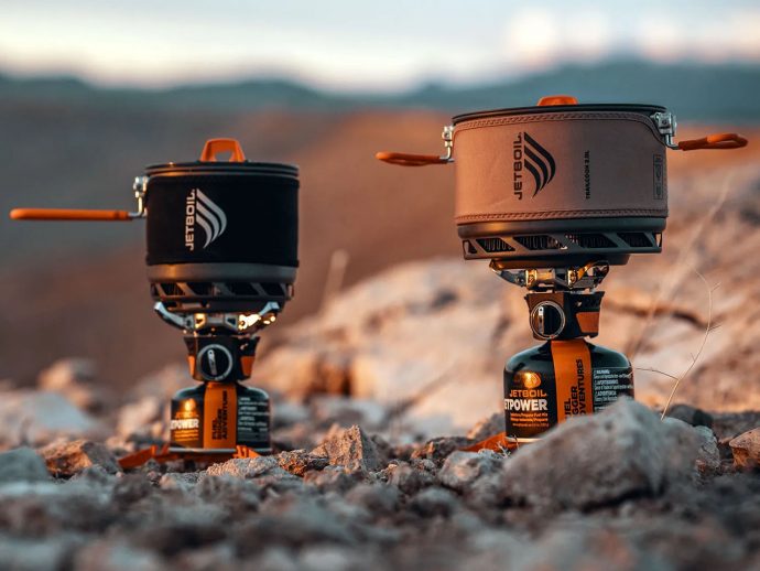 Jetboil TrailCook Stove System combines fast boiling with precise camp cooking control
