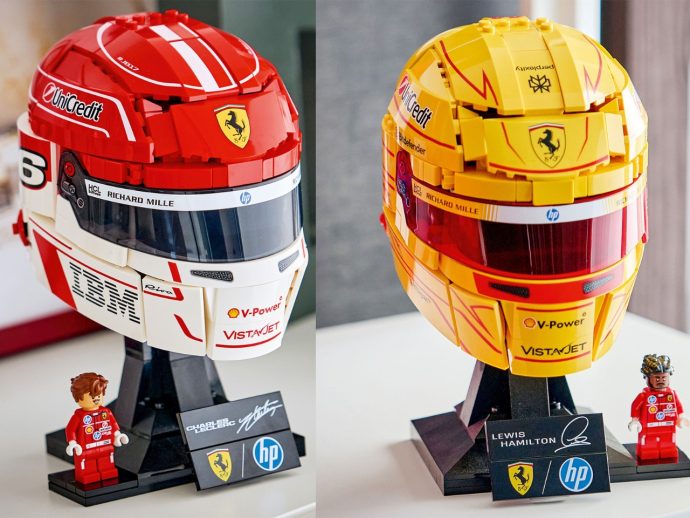 LEGO Just Built the F1 Helmets Ferrari Fans Have Dreamt Of