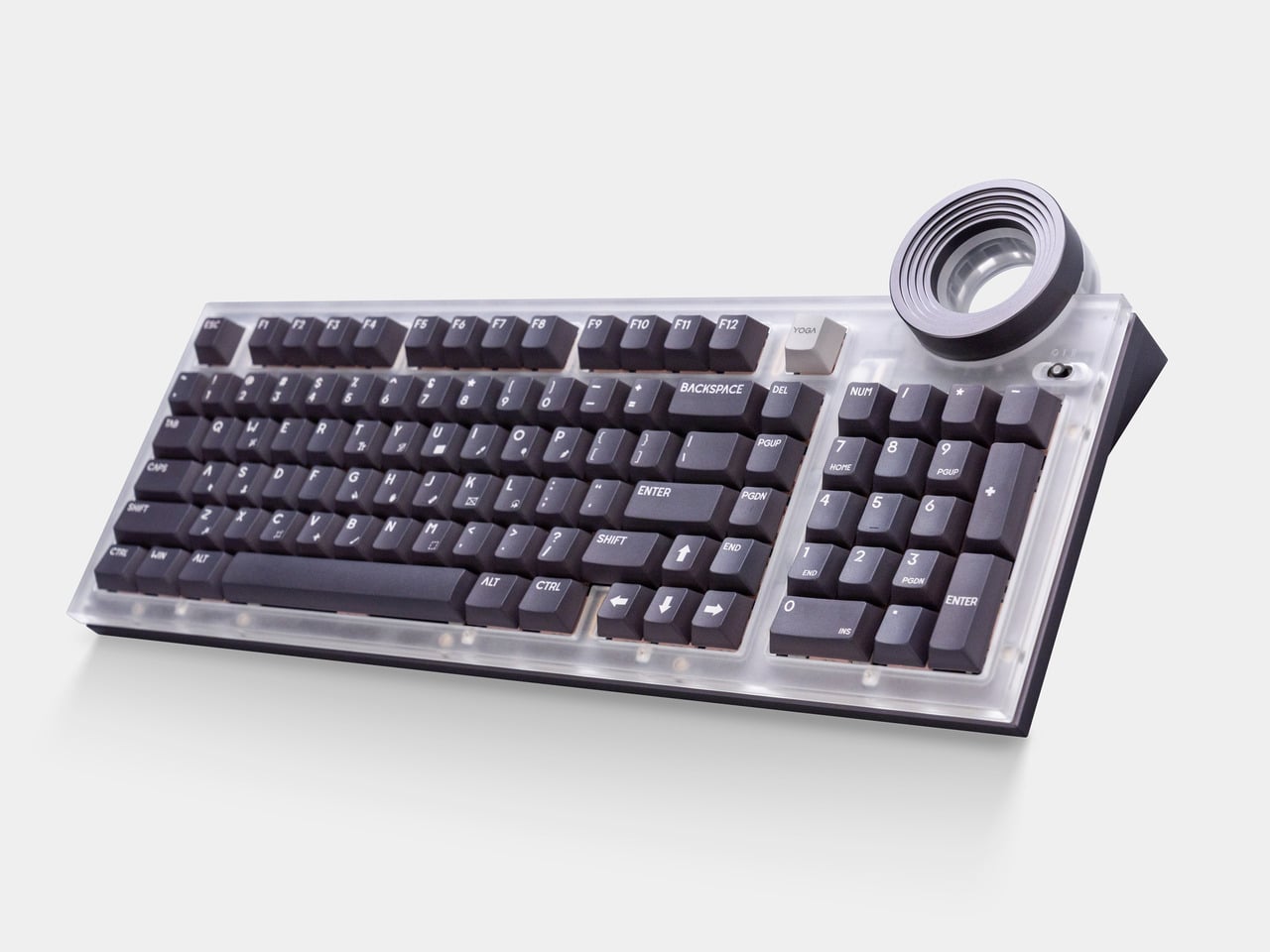 Lenovo and AngryMiao Built a Keyboard With a Studio-Grade Knob - Yanko Design
