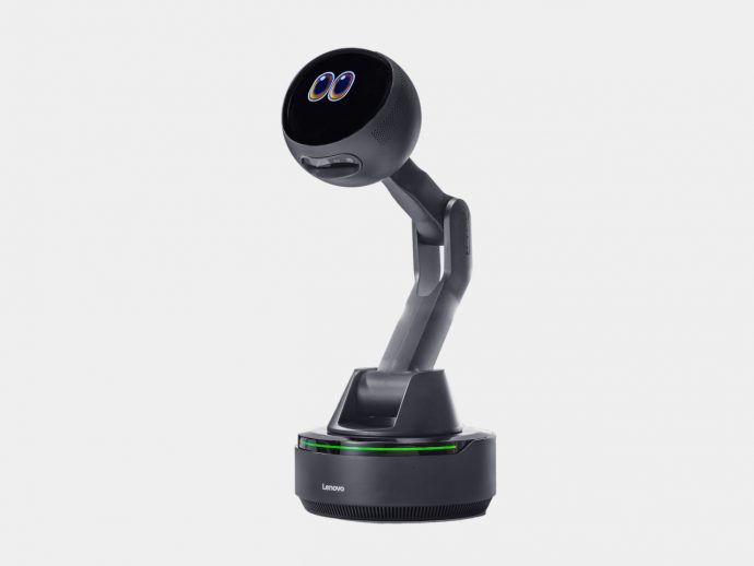 Lenovo’s AI Desk Robot Has Eyes, Moves, and Watches You Work