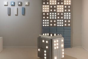 Leucos Just Turned Ceramic Tiles Into 3D Glowing Wall Art