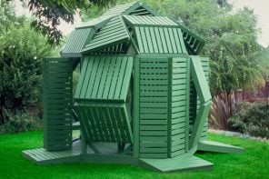 Michael Jantzen’s Garden Retreat Has 30 Panels to Rearrange by Hand