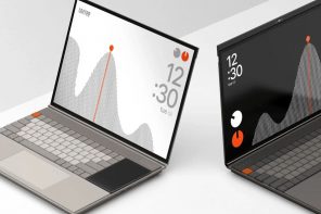 Minimalist laptop with a secondary display minimizes distractions, maximizes productivity