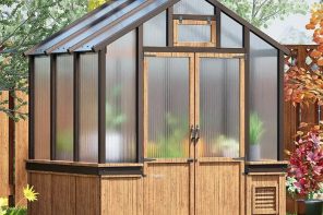 This Wood Greenhouse Solves the Biggest Problem Backyard Gardeners Face