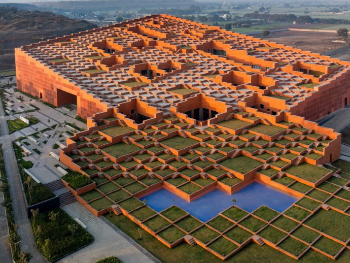 This Indian University’s Roof Fits 9,000 People — and the Idea Came From a 1,000-Year-Old Stepwell