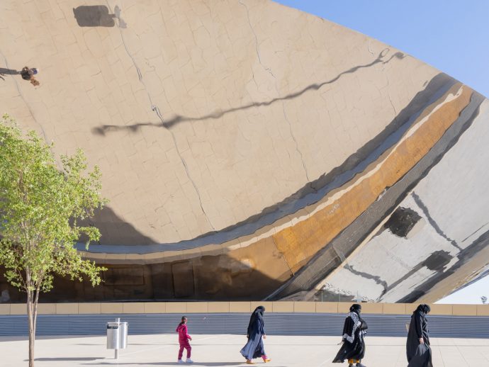 Snøhetta Built a Metro Station in Riyadh That Reflects the Entire City Back at You