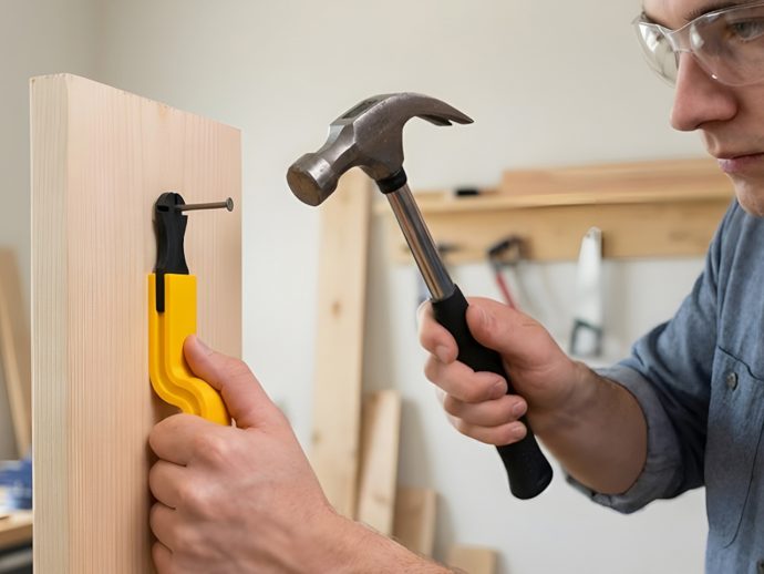Someone Finally Made a Nail Holder That Won’t Smash Your Fingers