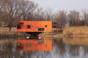The Red Cabin Sitting Alone on a 1,000-Year-Old Island in China