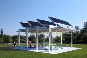 These 4 Solar Pavilions Prove That Public Cooling Can Be Free
