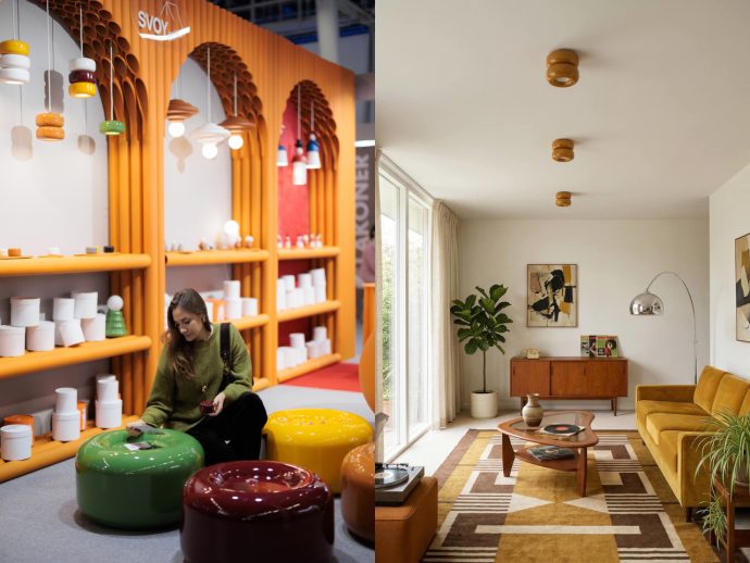 These Ceramic Lamps Look Like 90s Caramel Candy and Stack Any Way