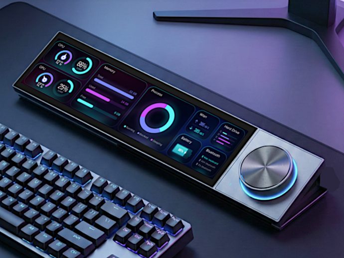 This AI Desk Terminal Has a Screen, Knob, and Voice Control