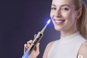 This Blue Light Toothbrush Whitens Teeth 2.7x Brighter in 14 Days