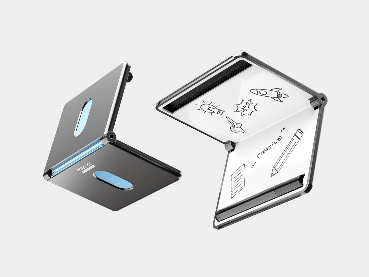 This Card Wallet Replaces Sticky Notes With a Reusable Board - Yanko Design