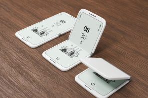 This E Ink Foldable Phone Concept Punishes Doomscrolling by Design