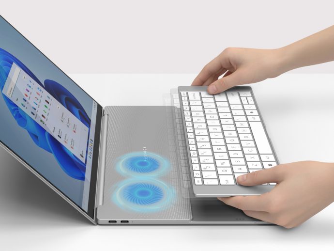This Laptop Stays Cool by Asking You to Move Your Own Keyboard