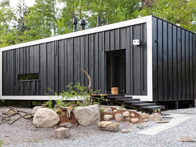 This Finnish Professor Built His Family Home From Old Tires and Fishing Nets