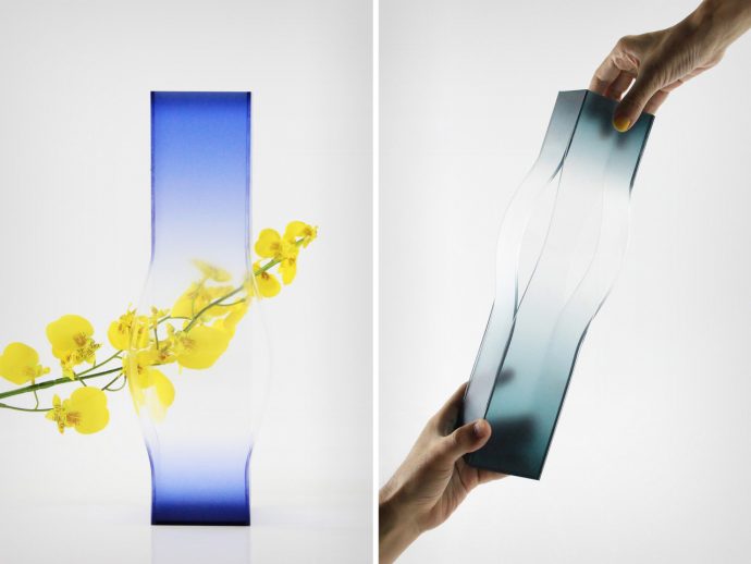 Vases That Stretch Color Until Form Disappears and Perception Takes Over
