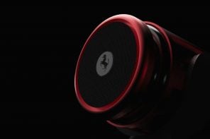 A Ferrari-Inspired Speaker That Turns Motion Into Light and Sound