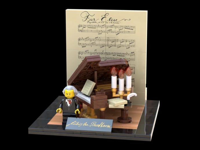 Beethoven Gets a 200th Anniversary LEGO Set Complete With Für Elise Sheet Music