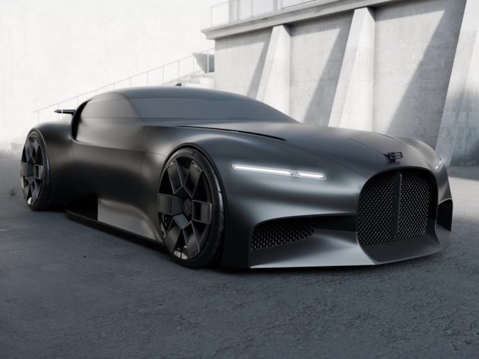 Bugatti Type Sigma Concept Ditches the Chiron’s Maximalist Design for Pure Sculptural Form