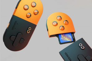 This Wireless Gaming Controller Splits Apart To Reveal Its Cartridge Slot