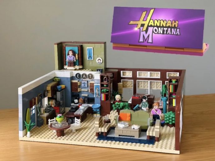 This LEGO Hannah Montana House Has a Rotating Miley-to-Hannah Transformation and Fans Need It
