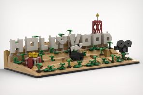 Someone Finally Built the Hollywood Sign Out of LEGO and It Actually Slaps