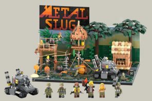 The LEGO Metal Slug Diorama With Adjustable Cannons, POWs, and Mid-Air Grenades Is Here