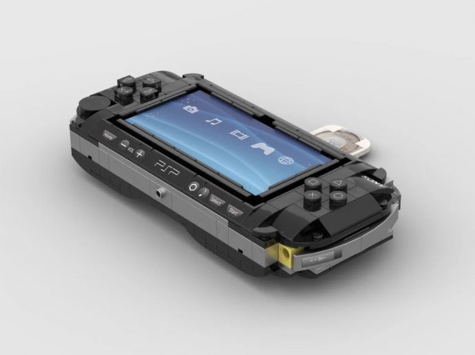The PlayStation Portable Gets an Incredibly Detailed LEGO Remake Complete with Working Disc Tray