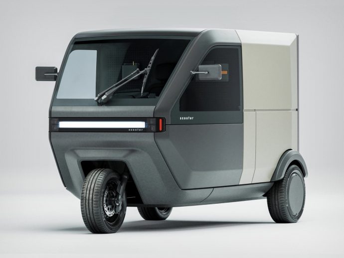This Cybertruck-Inspired Electric Trike Solves Urban Delivery Problems Tesla Never Bothered With