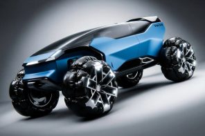 The Volvo Cosmic Surfer Has Gravity-Adaptive Wheels Designed For Smooth Driving On The Moon