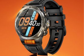 Rogbid SpinX smartwatch has built-in scroll wheel and tactical flashlight