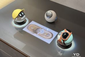 Samsung Design’s Milan 2026 AI Sphere Lifts Its Face Like It’s Alive