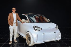 Smart Concept #2 reimagines the iconic city car as a fashion-forward electric micro-mobility commuter