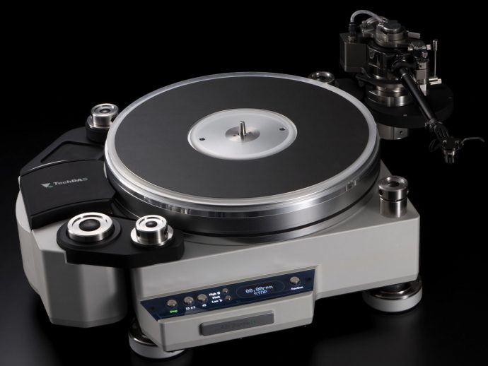 TechDAS Air Force IV turntable floats vinyl playback on a cushion of precision