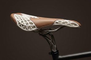 The Bike Saddle 3D-Printed and Hand-Stitched in France