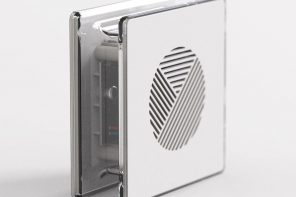 This transparent speaker celebrates the beauty of sound engineering