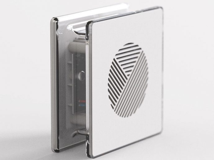This transparent speaker celebrates the beauty of sound engineering